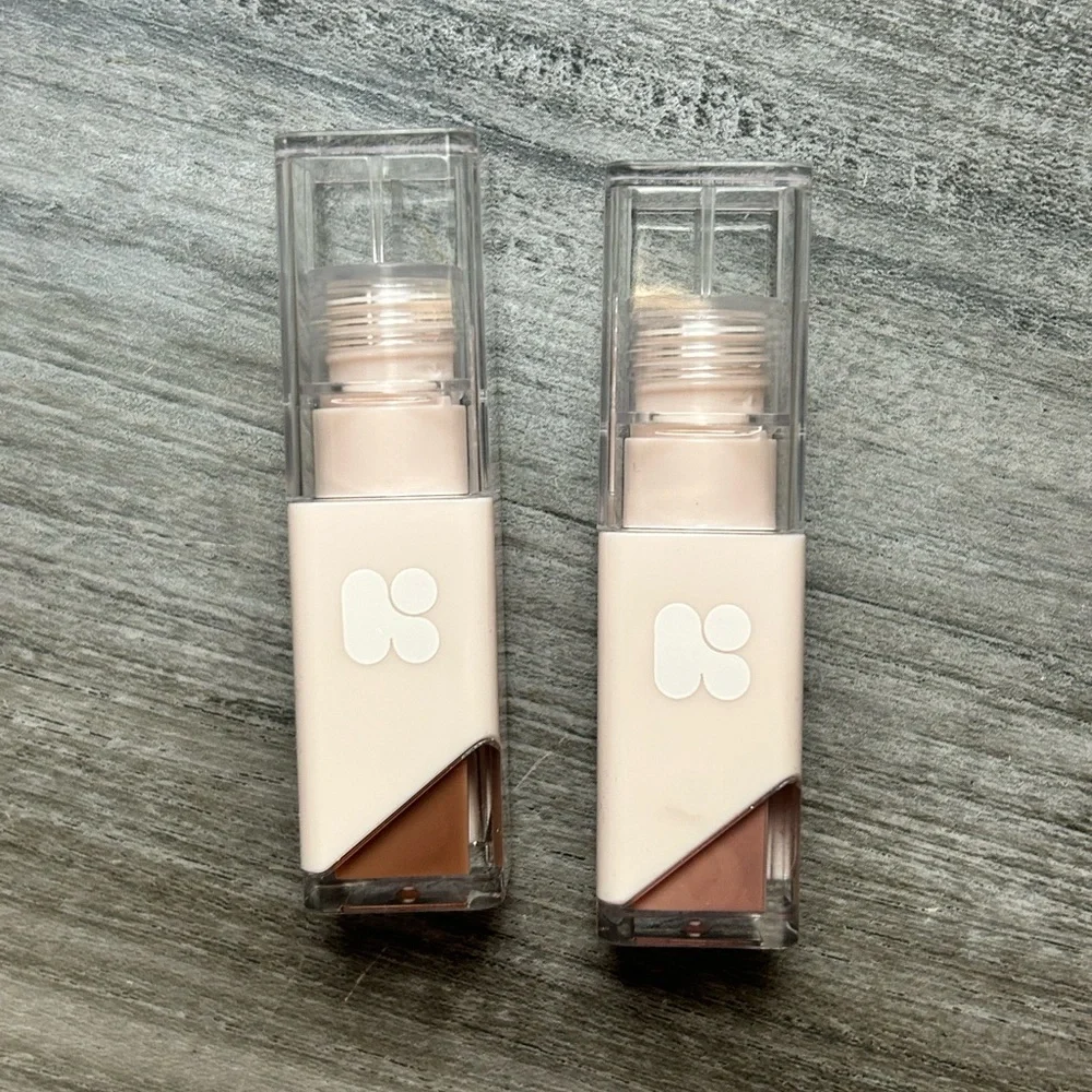 Kara Beauty Glossy Peptide Lip Tint 2-Piece Set-Milky Peach & Soft Brown